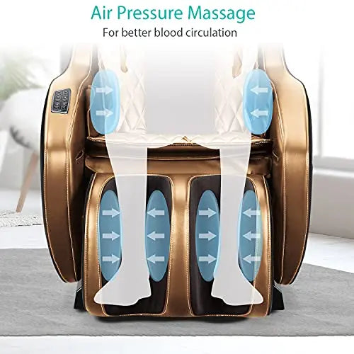 Aspria Massagesessel ergonomischer Massagestuhl mit verschiedenen